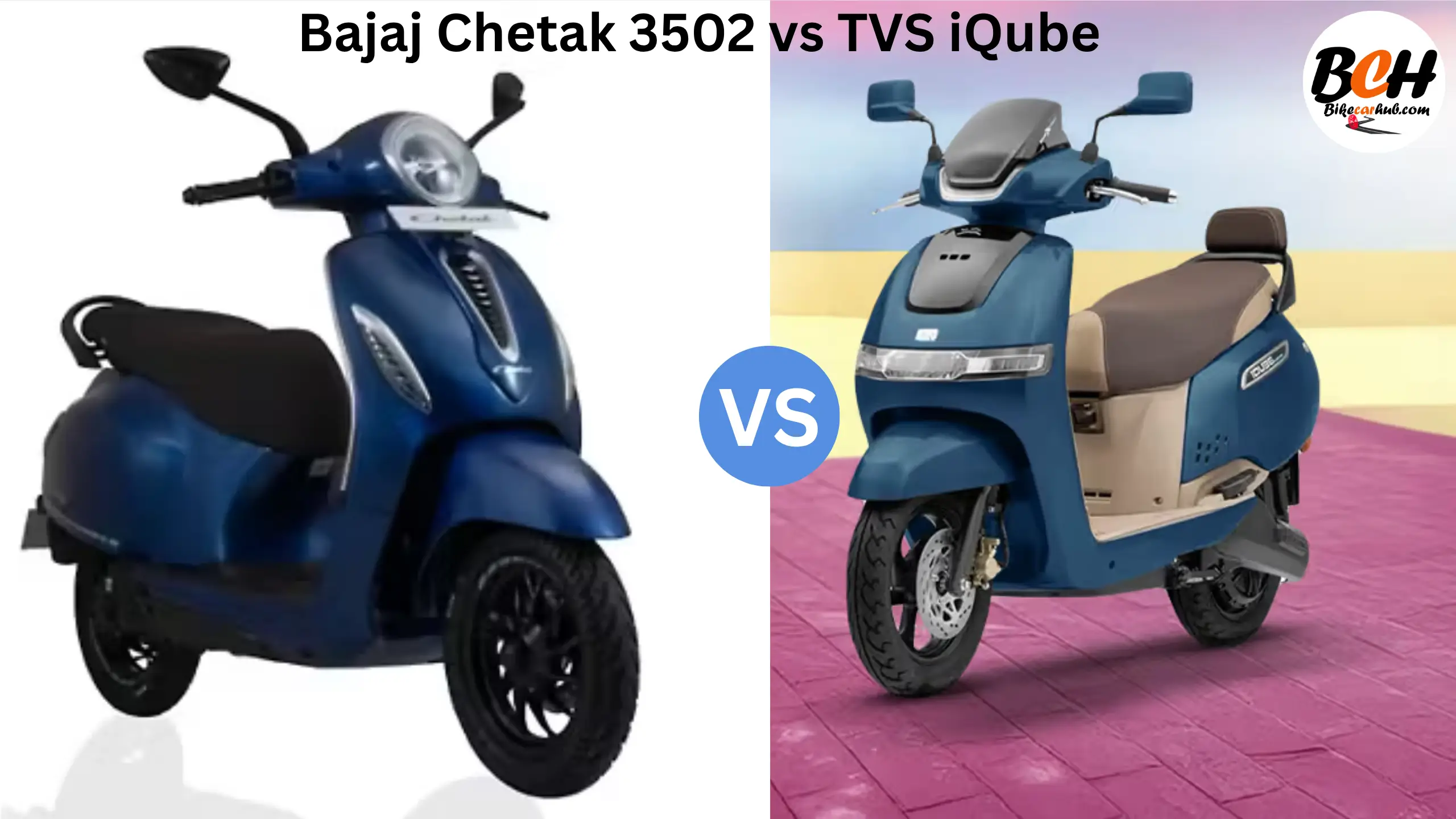 Bajaj Chetak 3502 vs TVS iQube: Detailed Comparison of India’s Leading Electric Scooters in 2025